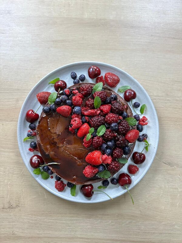 TORTA RAW DE CHOCOLATE