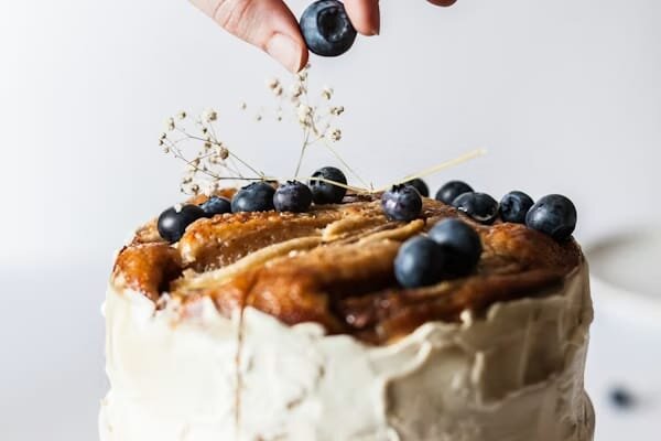 Bolo de banana com aveia